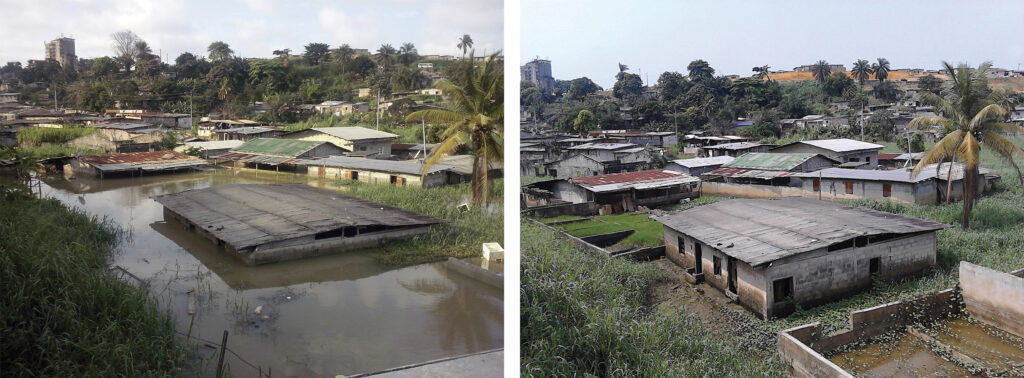 Inondations à Libreville : familles sinistrées
