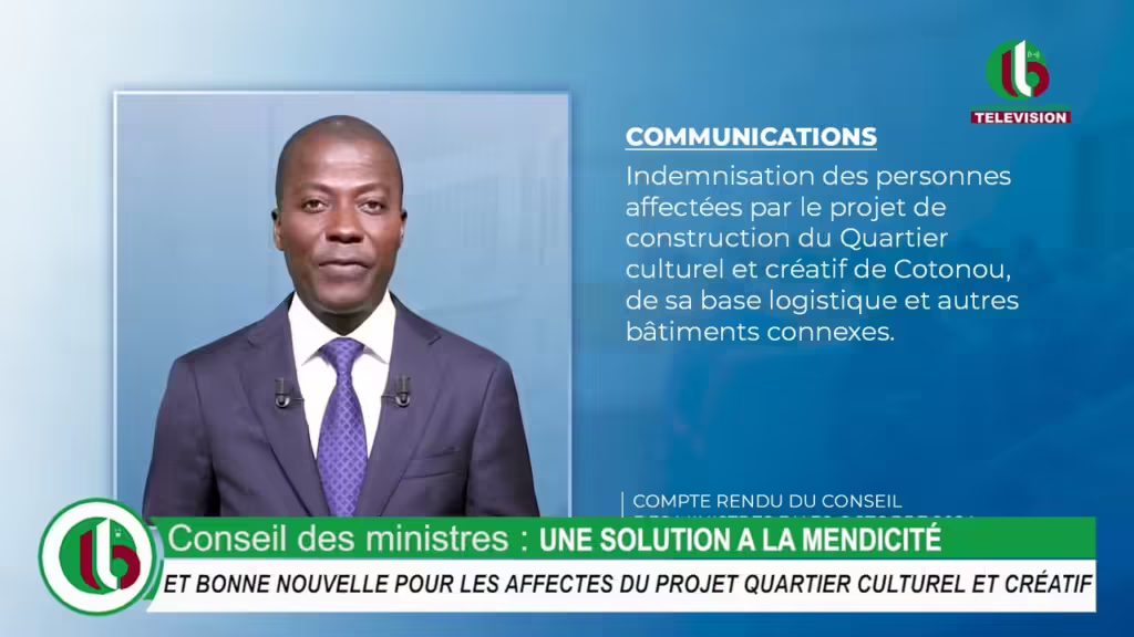 Indemnisation des propriétaires pour le Quartier culturel et créatif de Cotonou